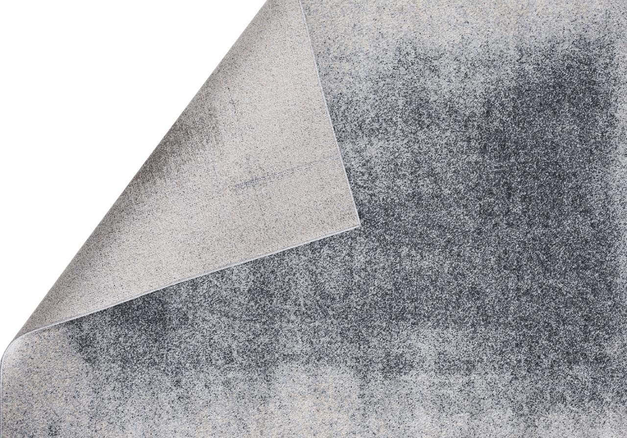 Waterloo Gray Abstract 5x7 Soft Area Rug