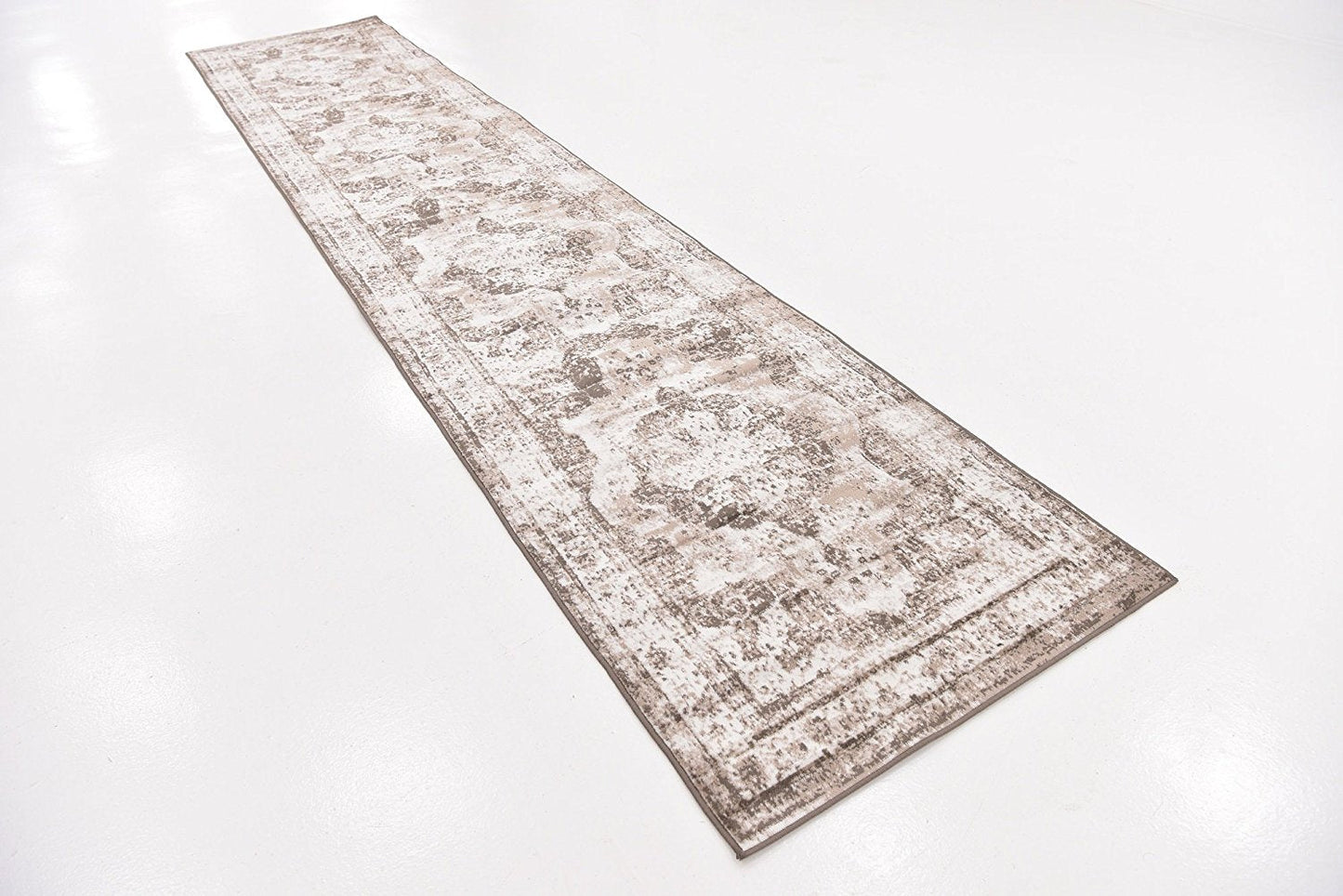 Vintage Distressed Light Brown Area Rugs