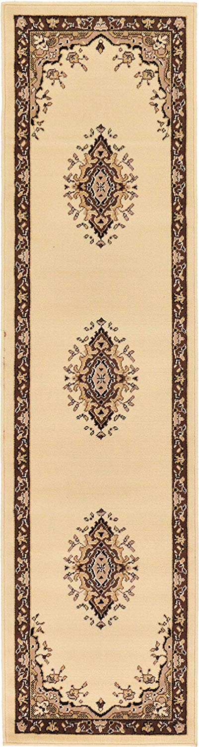 Traditional Ivory Soft Area Rug