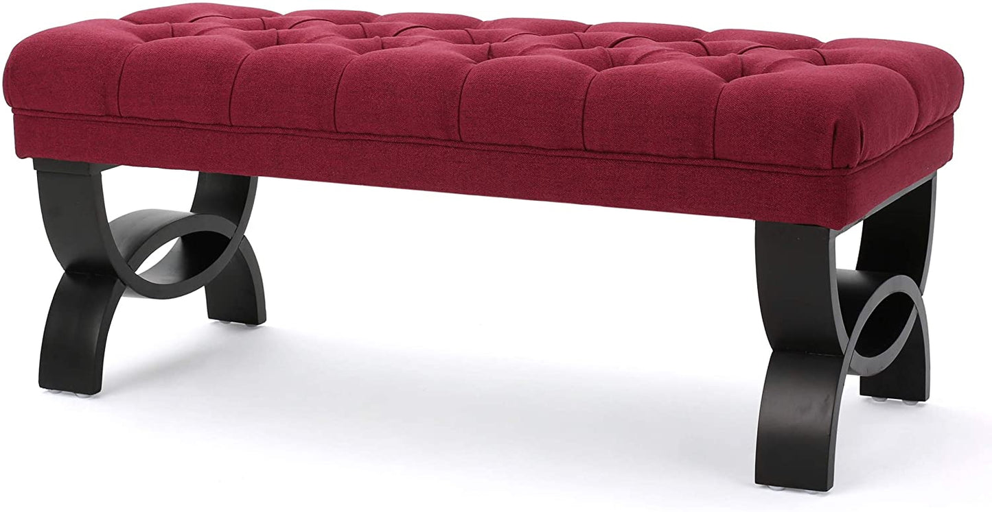 Home Scarlett Fabric Ottoman Bench