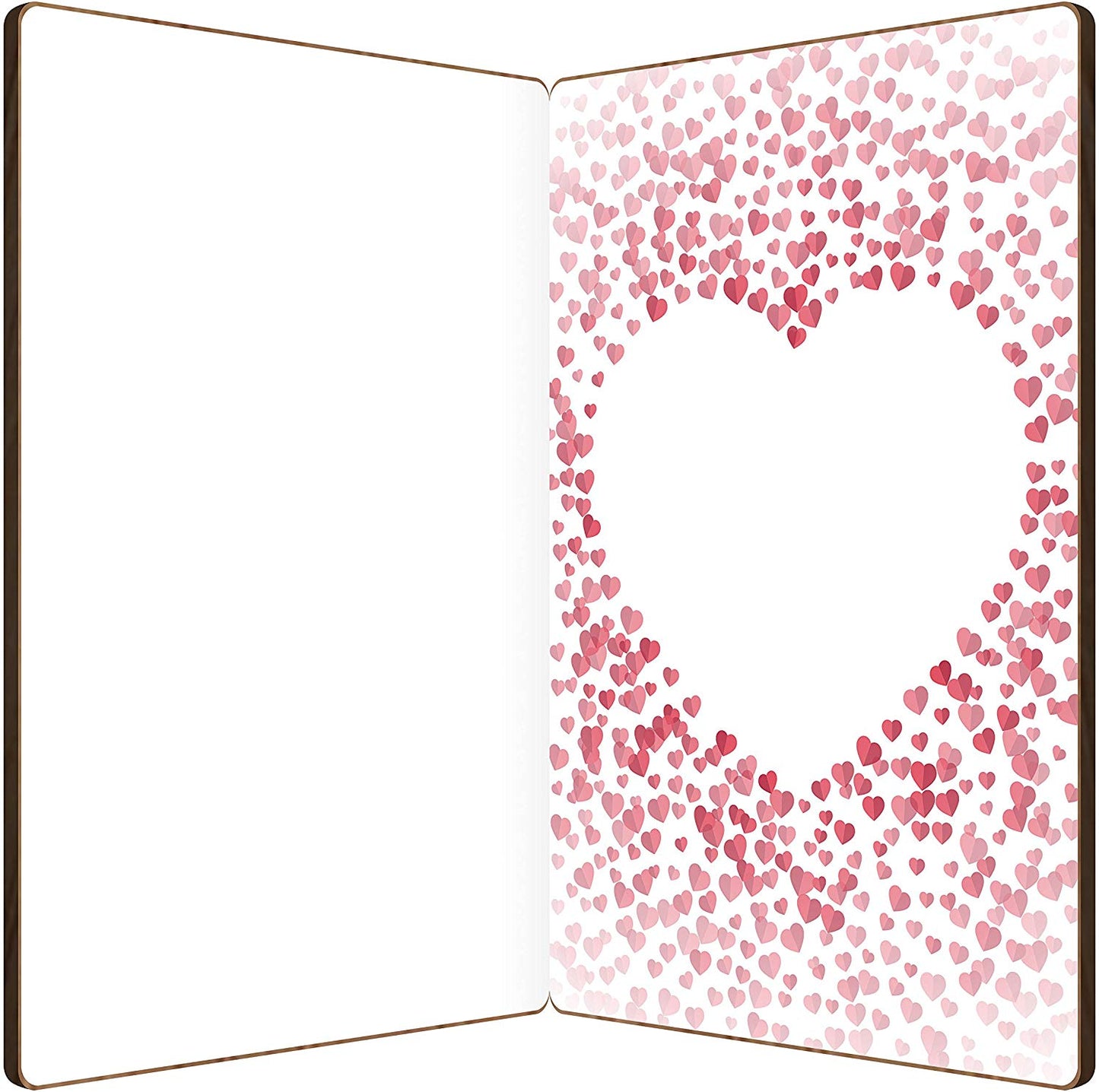 I Love You Card Handmade With Real Bamboo Greeting Cards For Any Occasion - Happy Valentines Day - Anniversary
