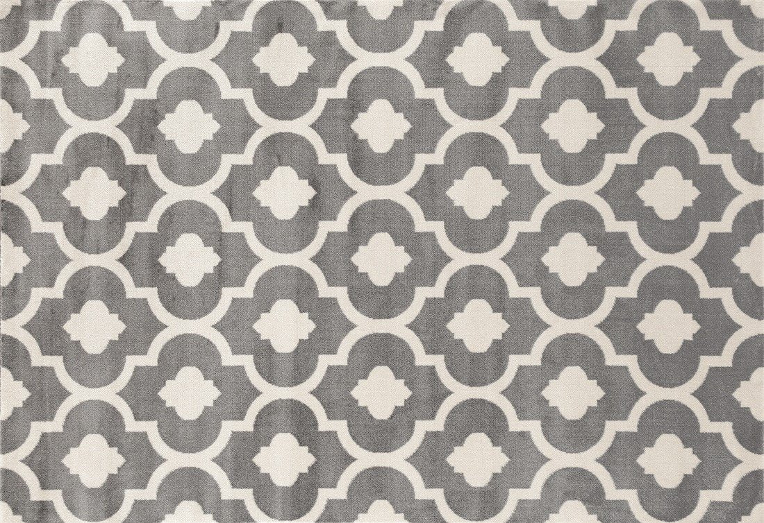 Trellis Gray/Grey Indoor Area Rug