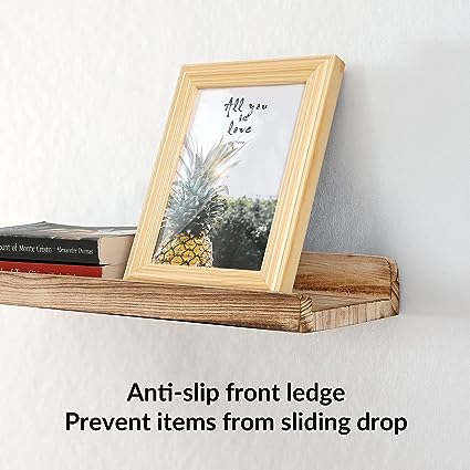 Floating Picture Ledge Shelves Set of 2,