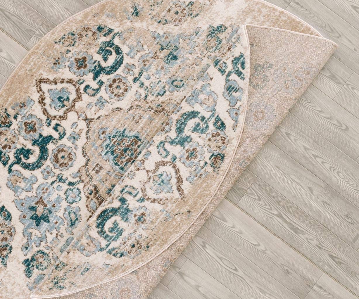 Persian Distressed Ivory Area Rugs