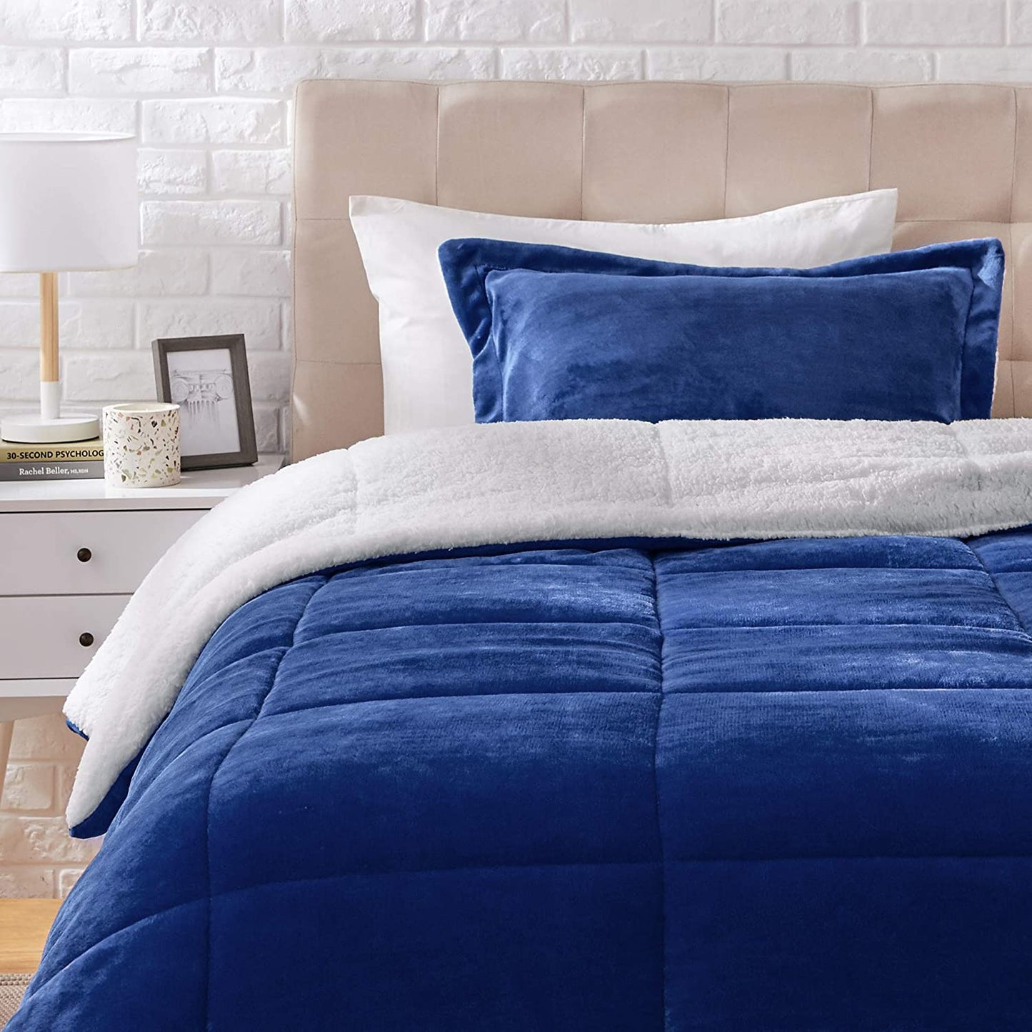 Ultra-Soft Micromink Sherpa Comforter Bed Set