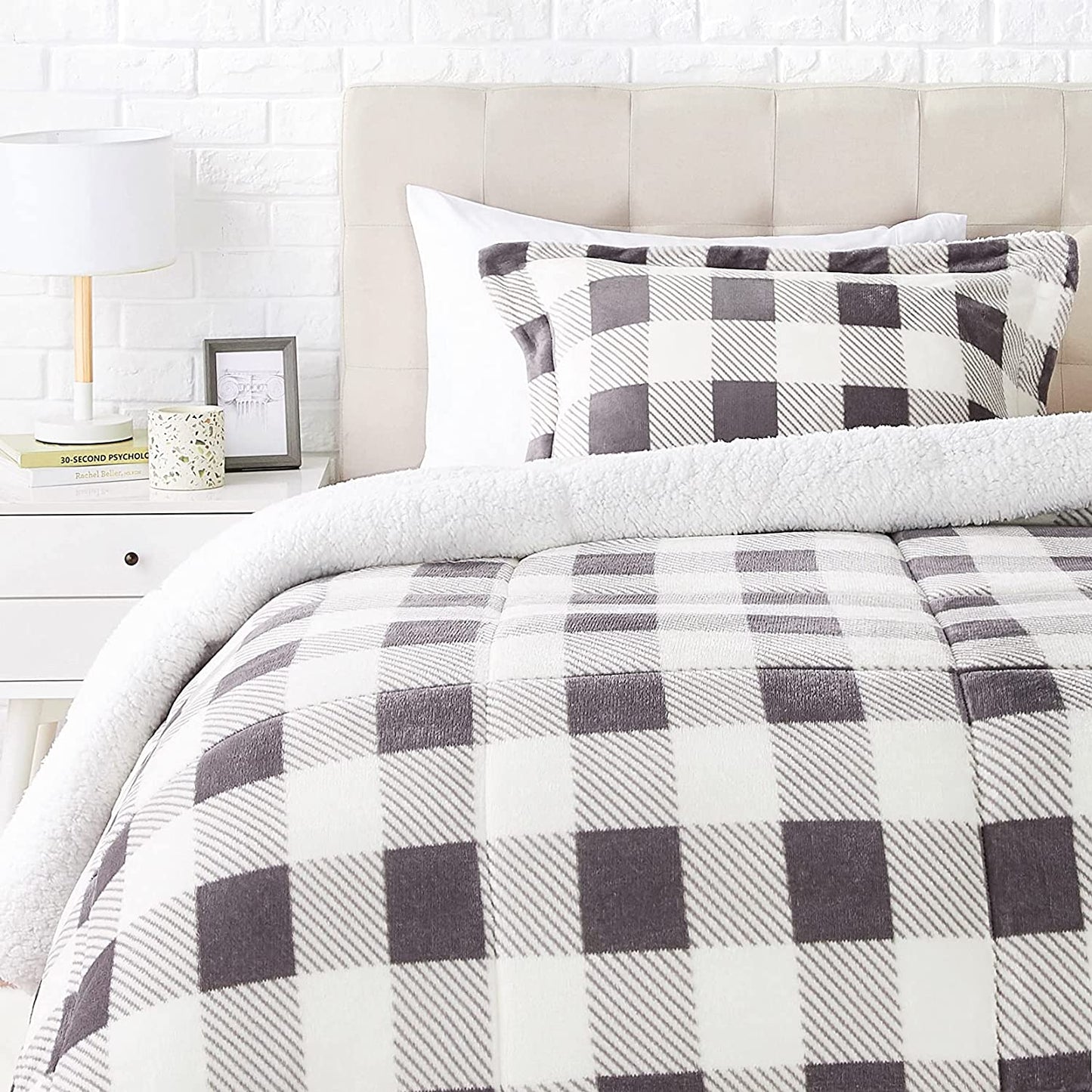 Ultra-Soft Micromink Sherpa Comforter Bed Set