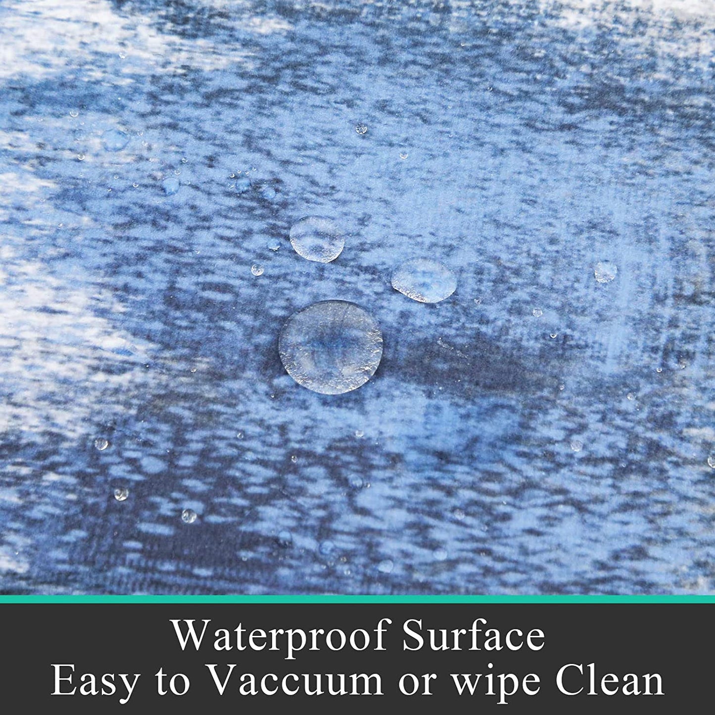 Sets 3 Farmhouse Non Skid Washable Cushioned Area Waterproof Rug