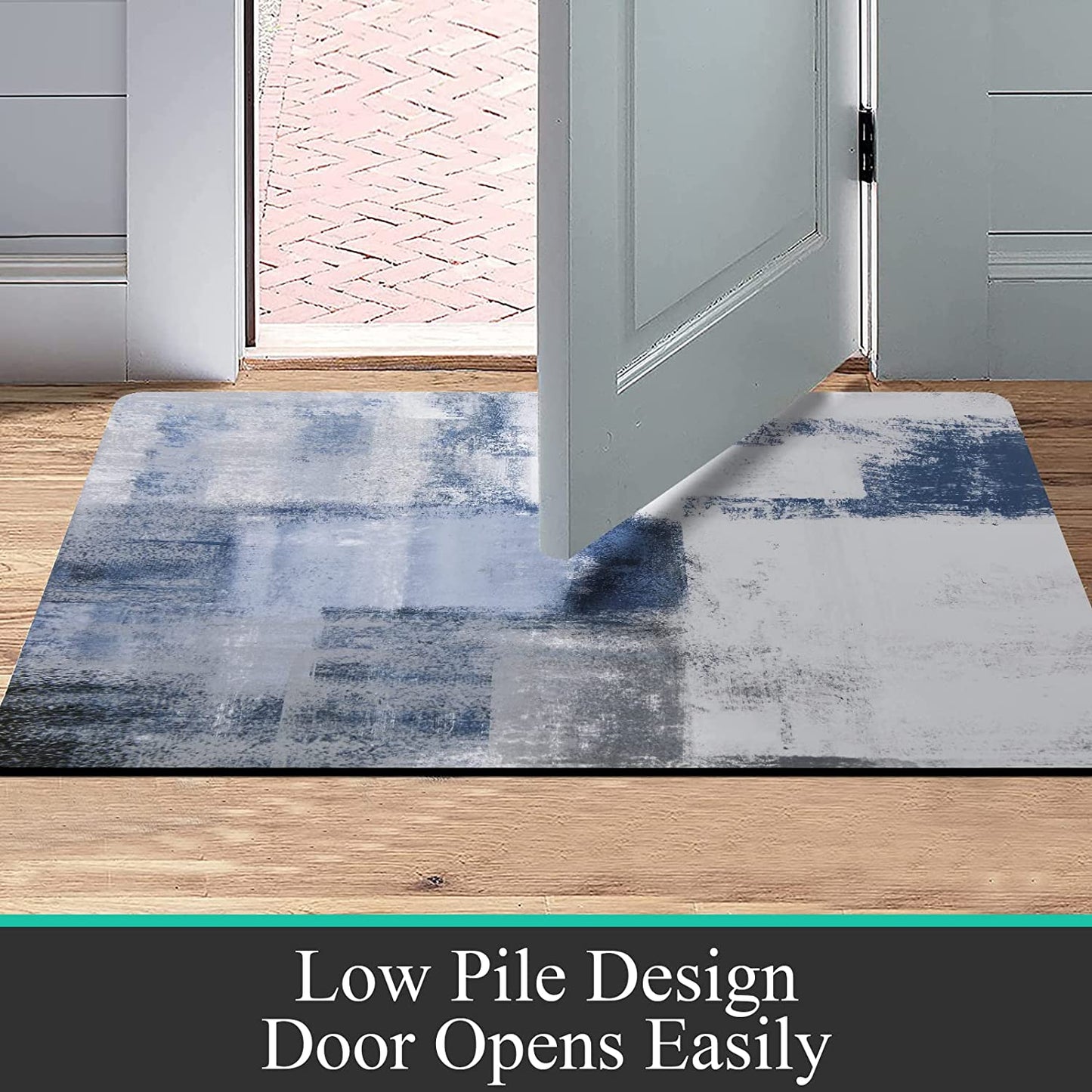 Sets 3 Farmhouse Non Skid Washable Cushioned Area Waterproof Rug