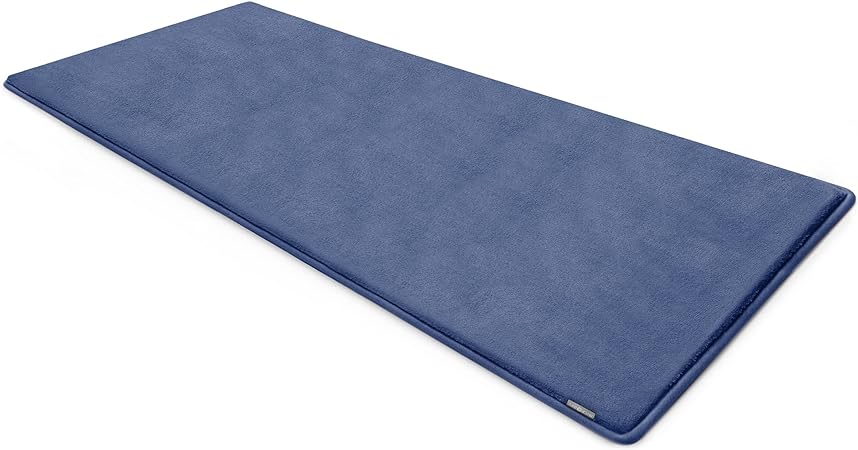 Luxurious Memory Foam Bath Absorbent Machine-Washable Mat, 17 x 24 inches,