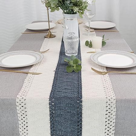 Set of 4, Macrame Table Decor