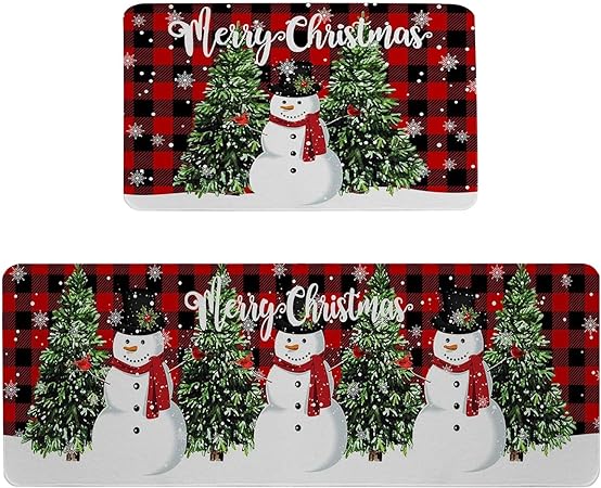 Green Monster Non Slip Christmas Kitchen Decoration, Set of 2
