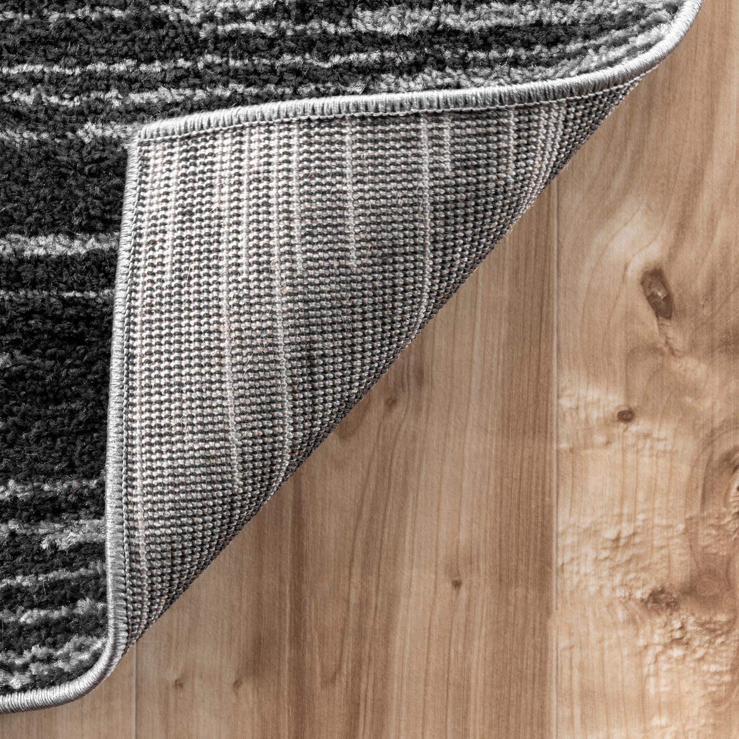 Lexie Ombre Area Rug,  Black