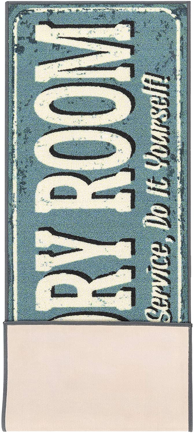 Laundry Collection Runner Area Rug 20" X 59"