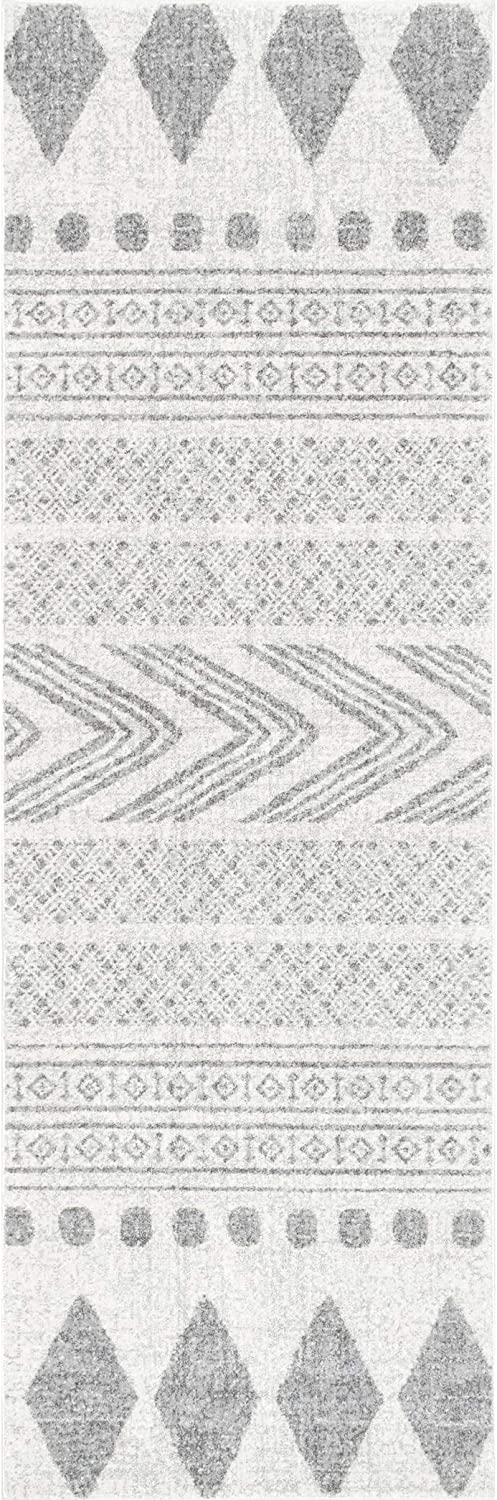Shaina Tribal Area Rug,Grey