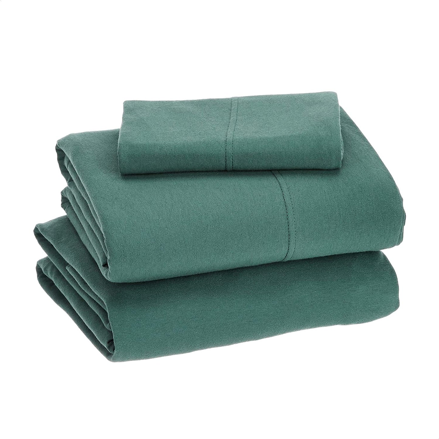 Cotton Jersey Bed Sheet Set - Twin, Black