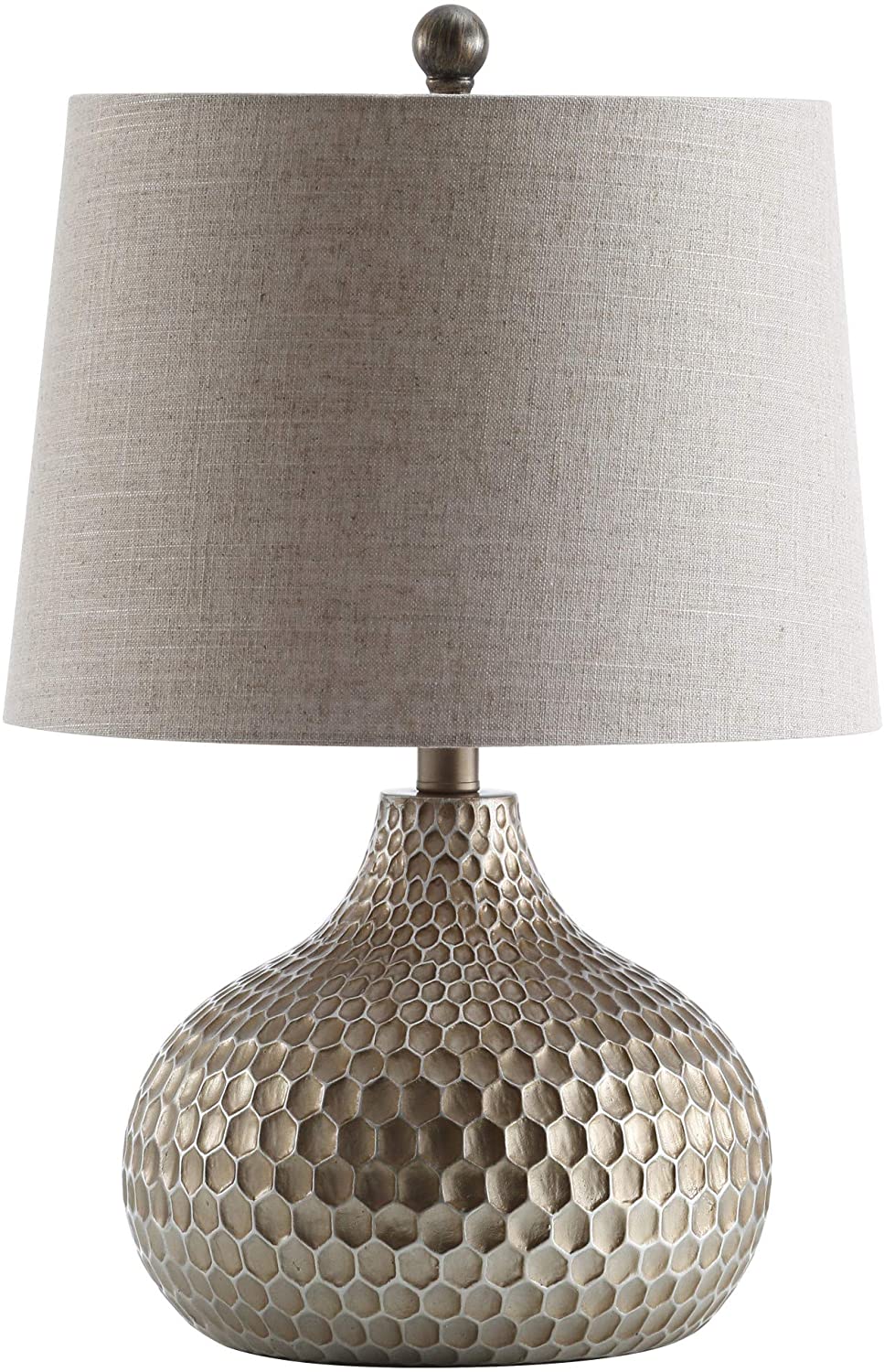 Bates 22" Honeycomb LED Lamp Antique Brown