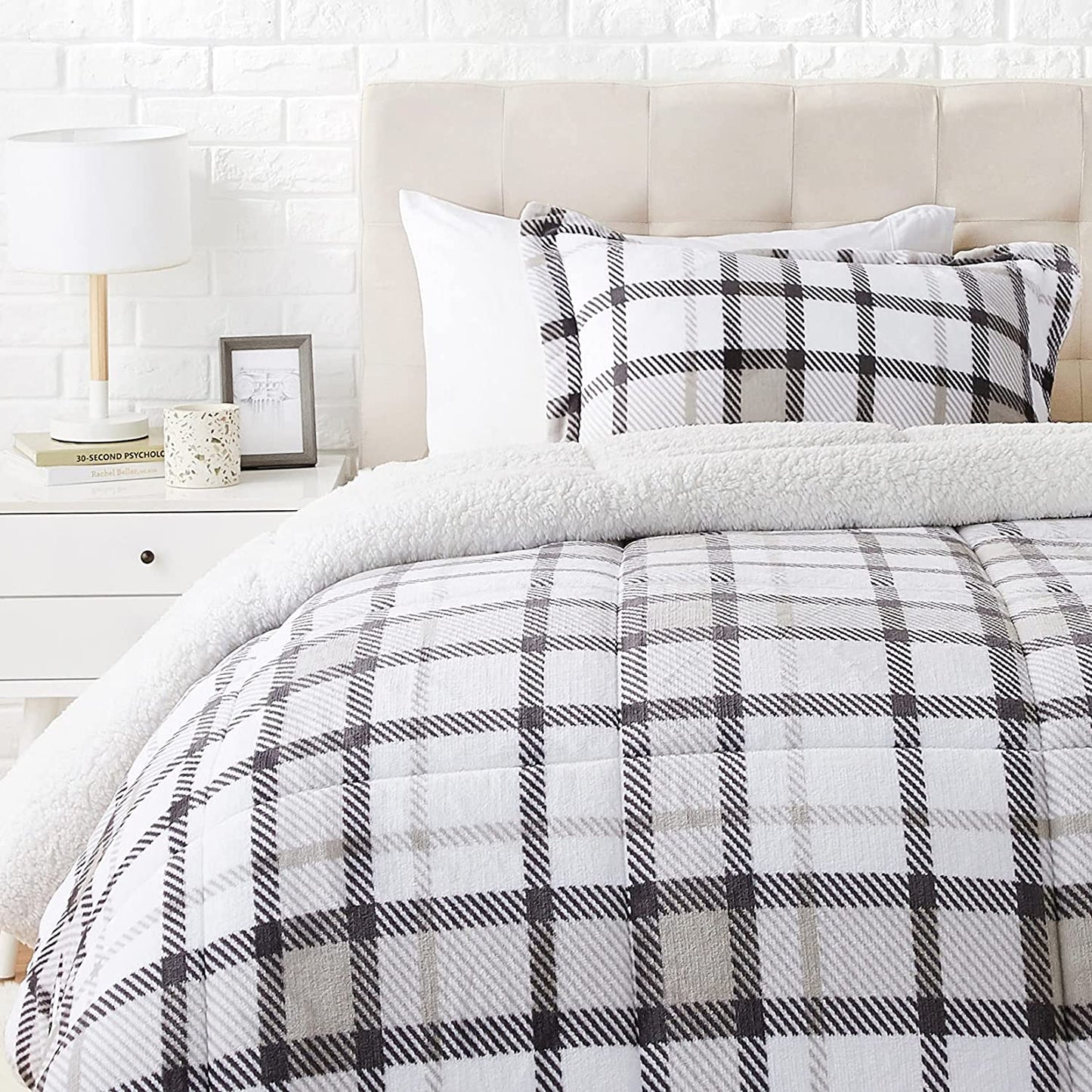 Ultra-Soft Micromink Sherpa Comforter Bed Set