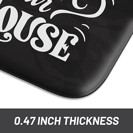 Non Skid Washable Anti Fatigue Mat Waterproof Cushioned Kitchen Matt for Standing 17.3"x29", Farmhouse