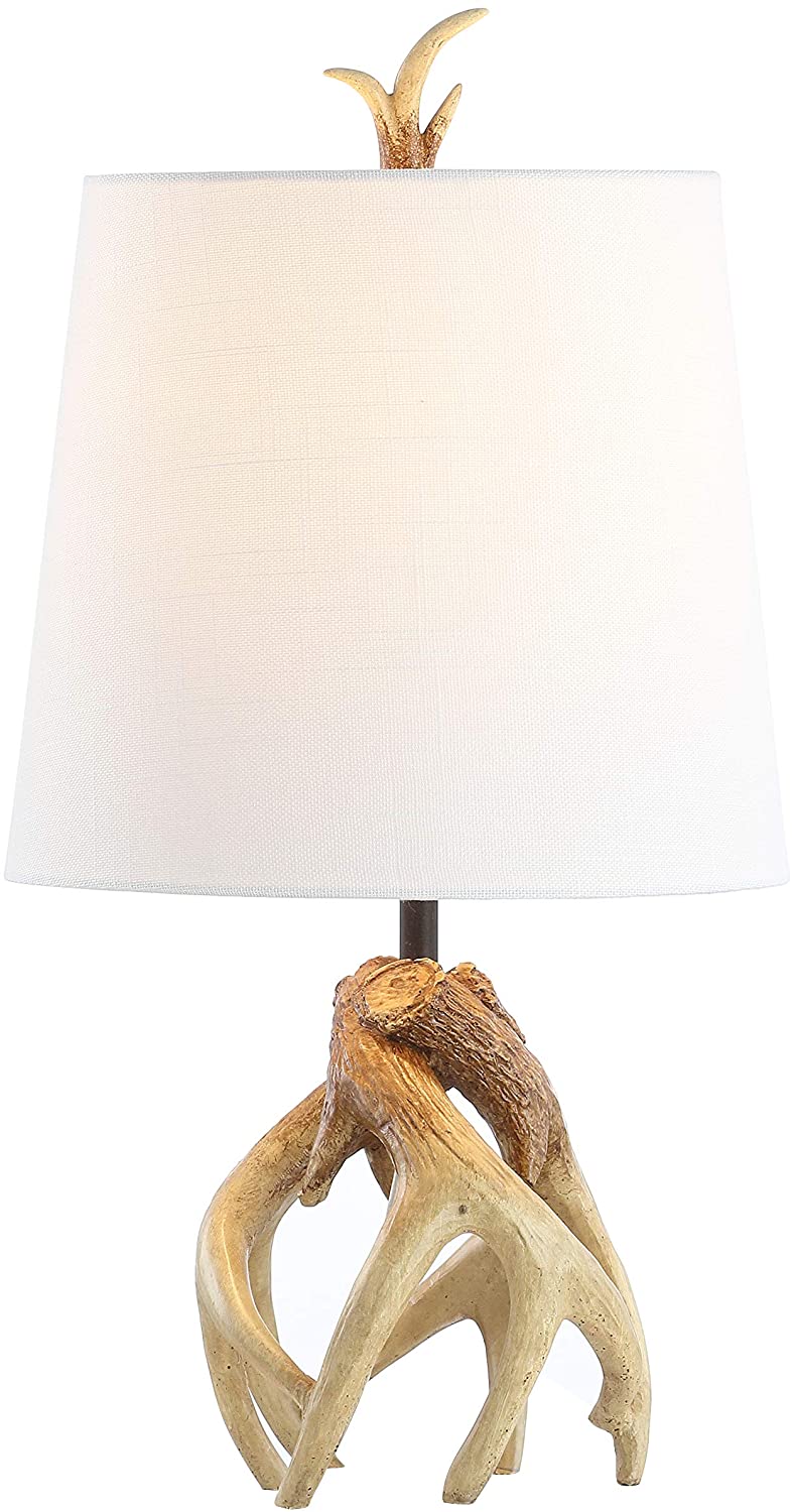 Vermont 19" Antler Resin LED Lamp Natural