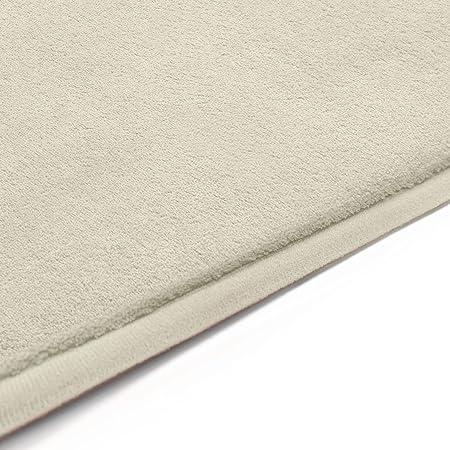 Luxurious Memory Foam Bath Absorbent Machine-Washable Mat, 17 x 24 inches,