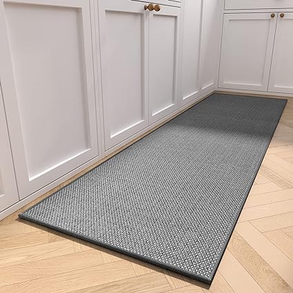 Kitchen Rugs and Mats Non Skid Washable, Absorbent Runner Rugs for Kitchen, Front of Sink, Kitchen Mats for Floor (Beige, 20"x47")