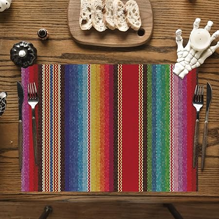 50 Pack, 10x14 Inch Seasonal Thanksgiving Disposable Place Mat for Party Dining Decoration