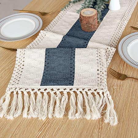 Set of 4, Macrame Table Decor