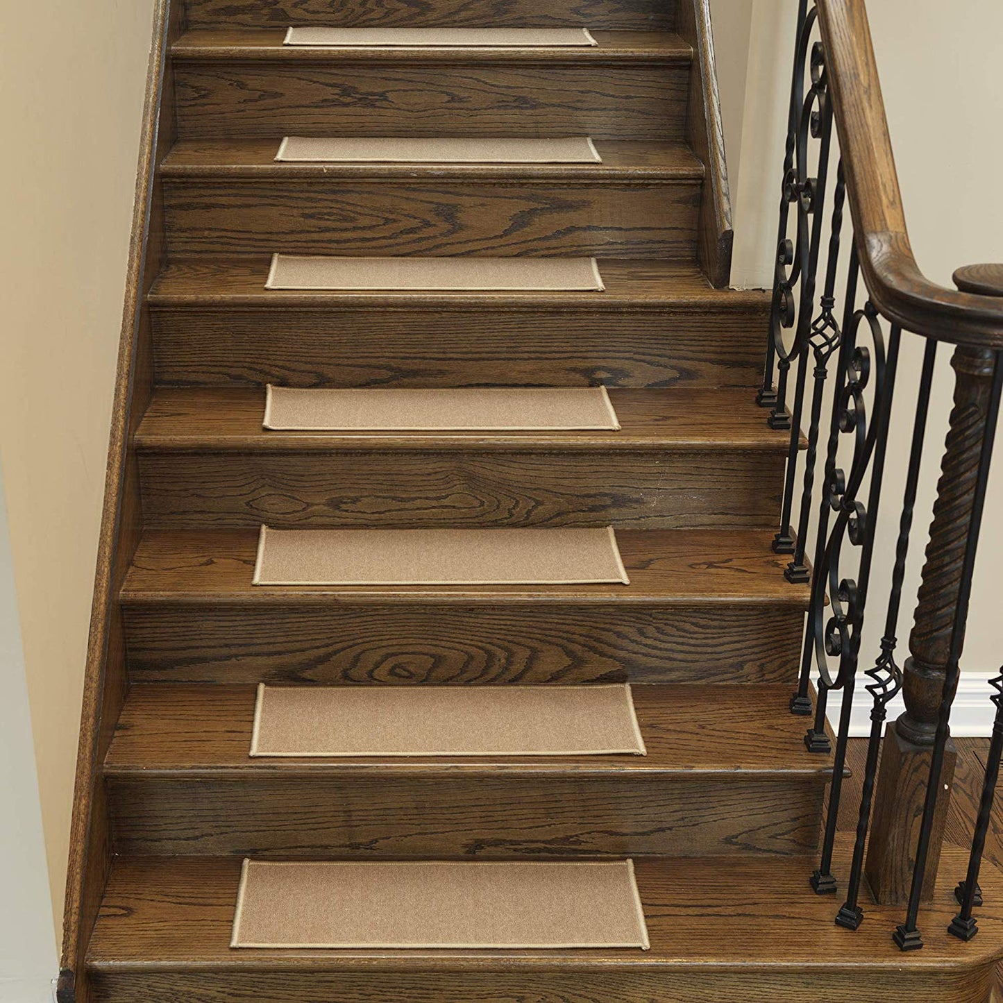 Stair Treads Dark Beige Carpet Area Rug Non-Slip