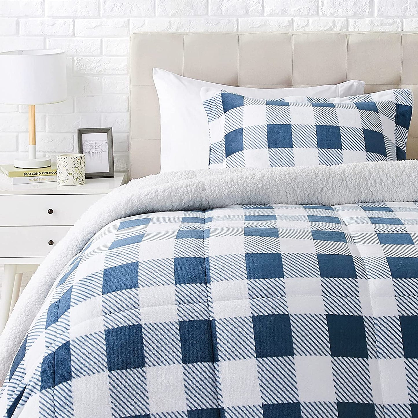 Ultra-Soft Micromink Sherpa Comforter Bed Set
