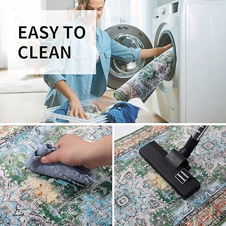 Sets of 3 Non Slip Machine Washable Entryway Rug
