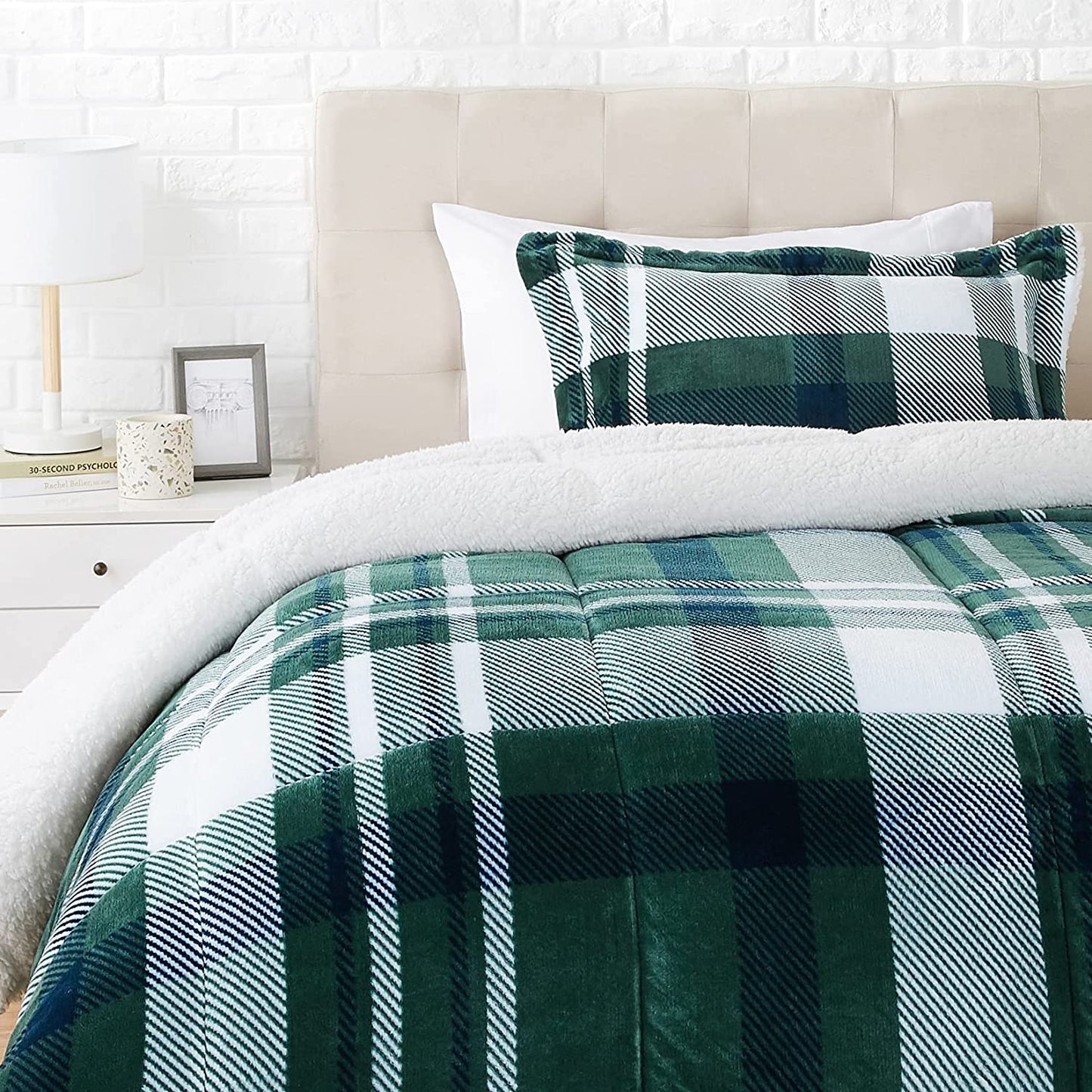 Ultra-Soft Micromink Sherpa Comforter Bed Set