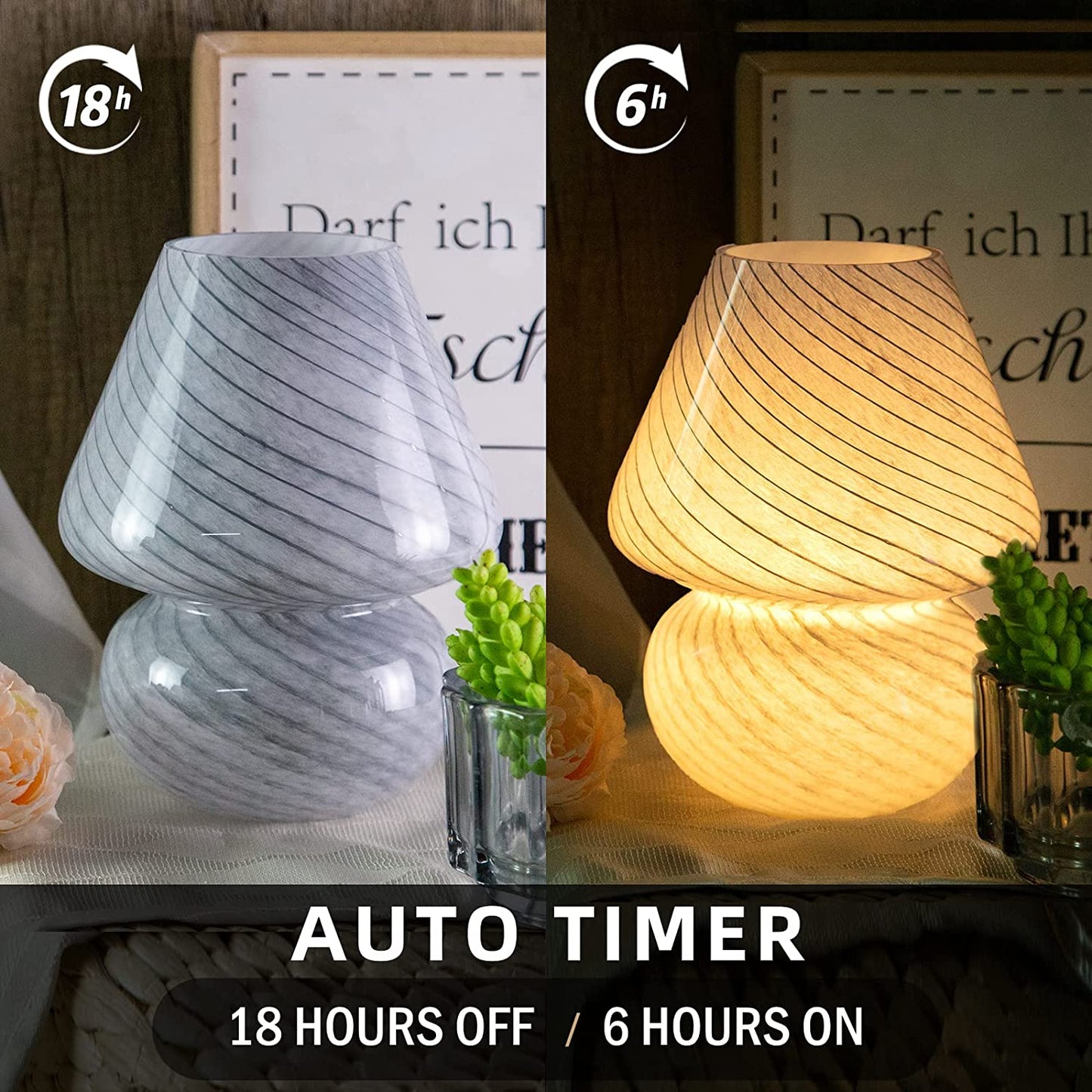 Battery Operated Table Lamps Timer (Cloud)