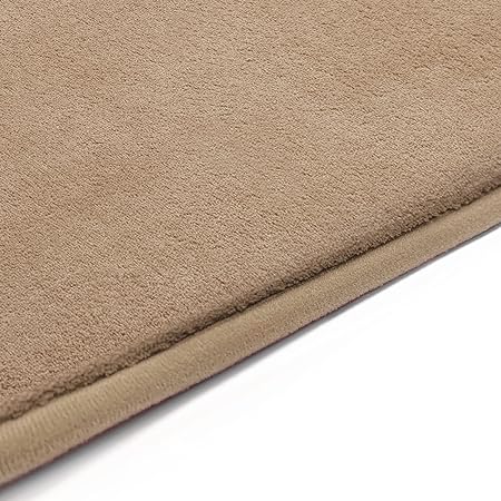 Luxurious Memory Foam Bath Absorbent Machine-Washable Mat, 17 x 24 inches,