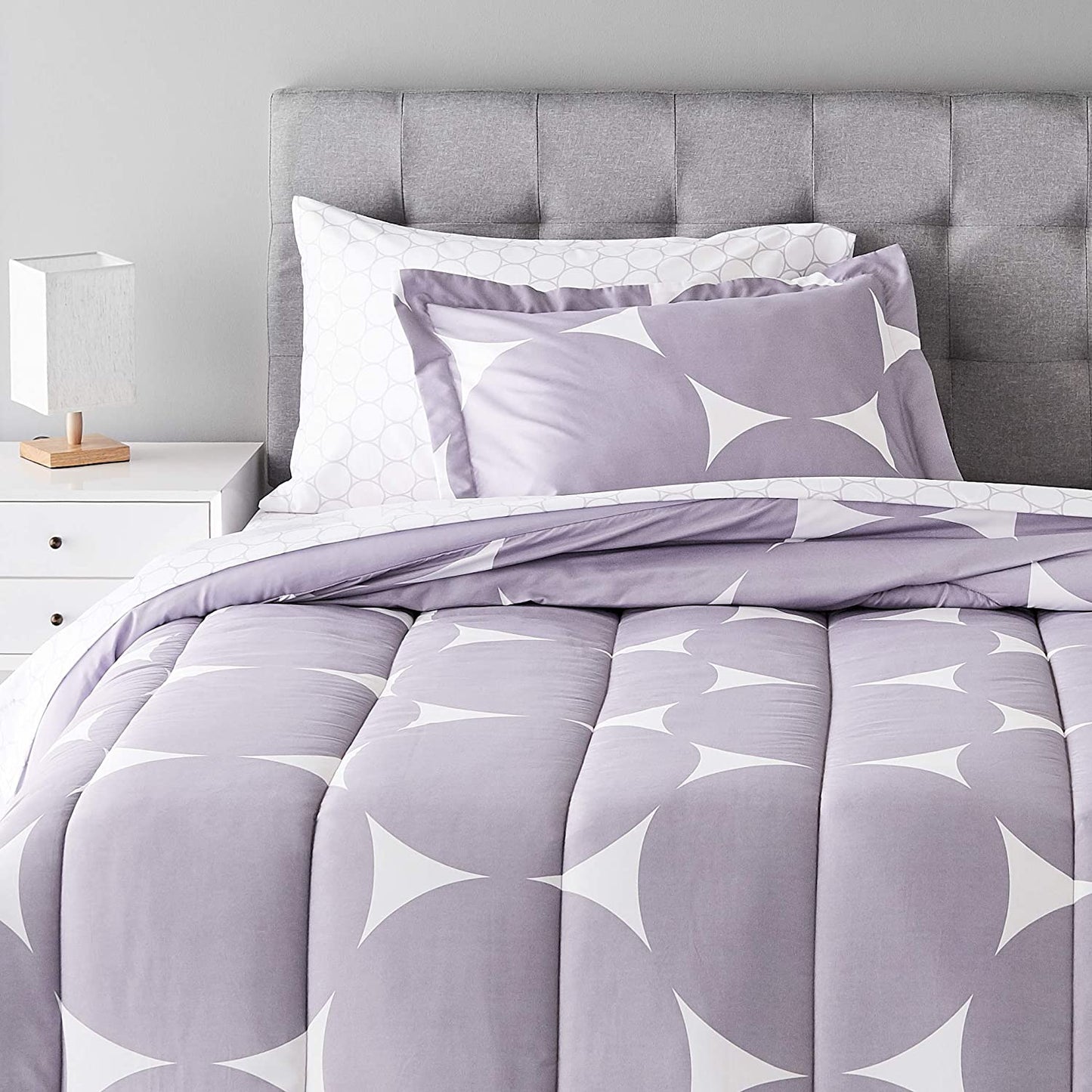 5-Piece Light-Weight Microfiber Bed-In-A-Bag Comforter Bedding Set