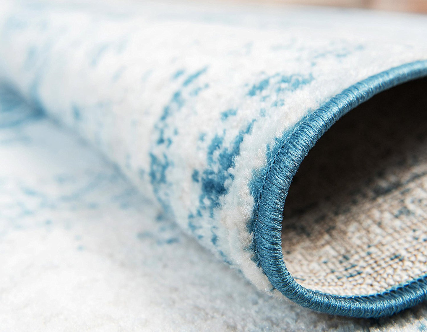 Vintage Distressed Blue Area Rugs