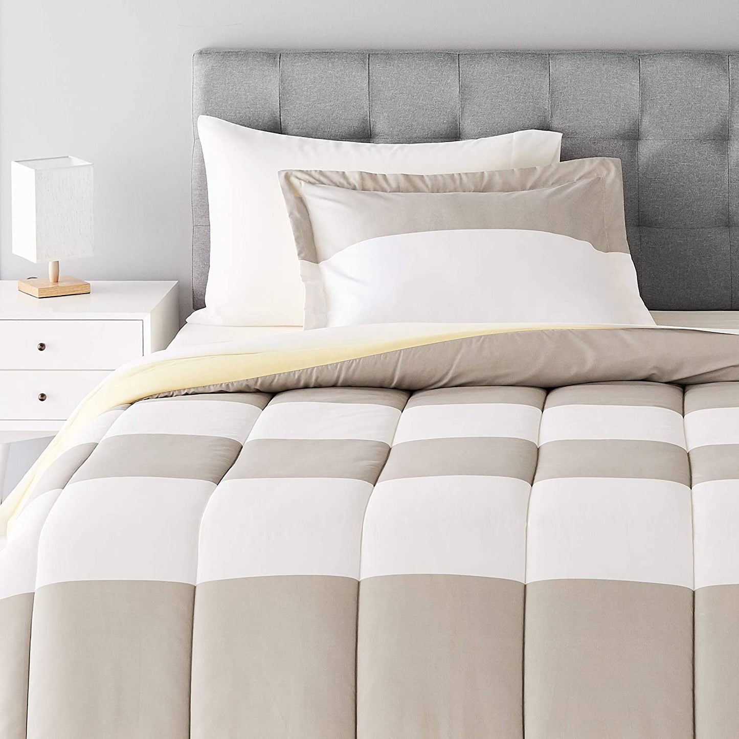 5-Piece Light-Weight Microfiber Bed-In-A-Bag Comforter Bedding Set