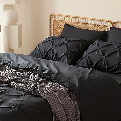 Queen Comforter Set - 7 Pieces, Bed in a Bag with Flat Sheet and Fitted Sheet, Pillowcases & Shams