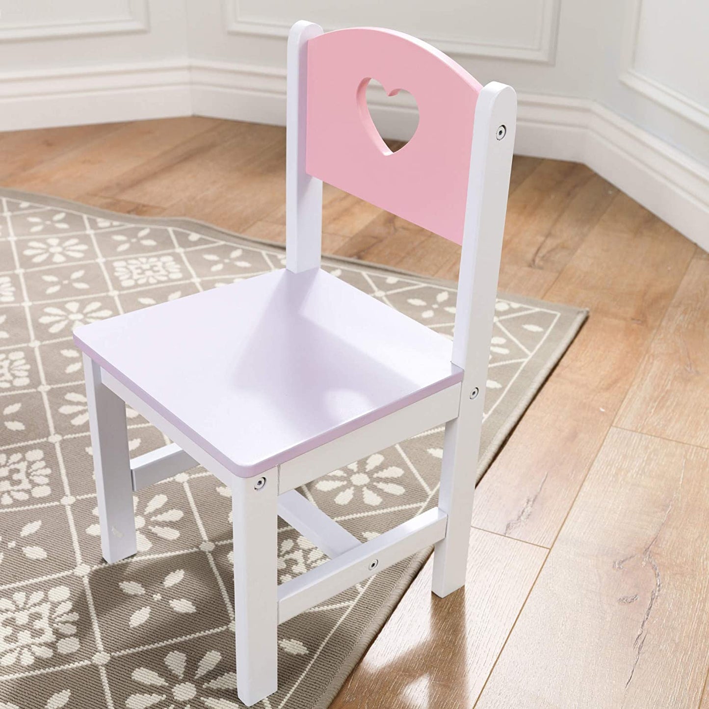 Heart Table and Chair Set Pastel