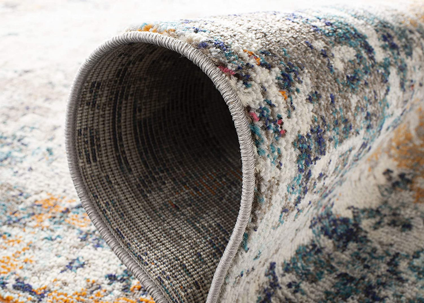 Safavieh Madison Collection Modern Abstract Grey / Beige
