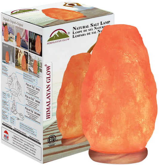 Himalayan Glow Natural Pink Salt Lamp, Crystal Salt Lamp Night Light