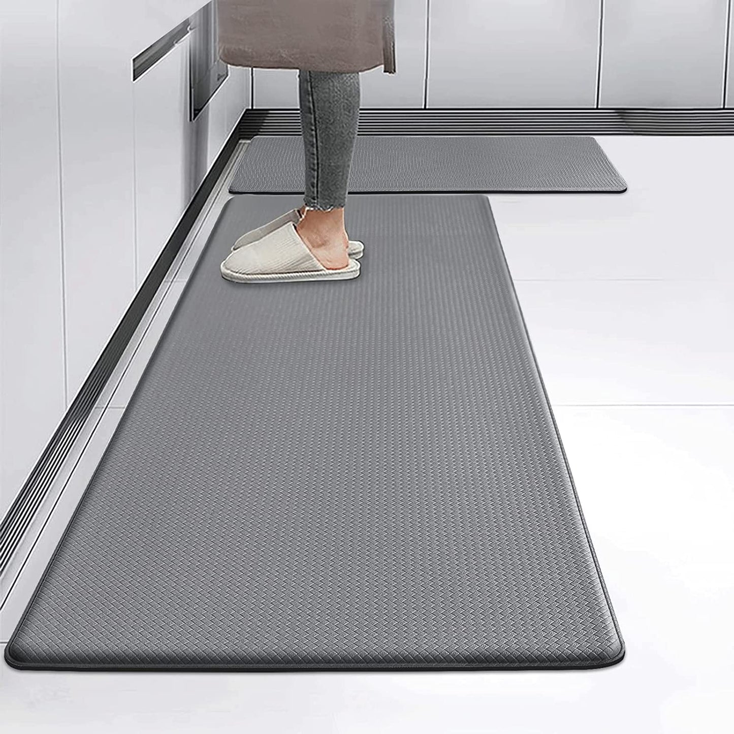 2 Piece Anti Fatigue Kitchen Rugs and Mats Sets