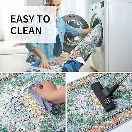 Sets of 3 Non Slip Machine Washable Entryway Rug