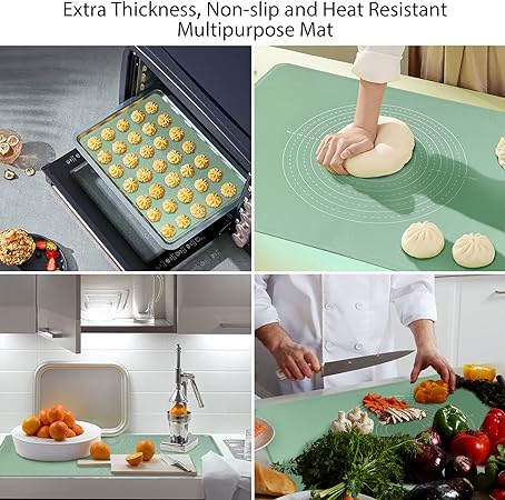 Silicone Extra Large Non-stick Baking Mat With High Edge, (20"X28")