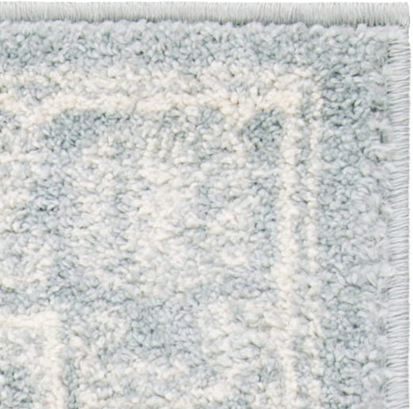 Oriental Vintage Distressed Medallion Slate/Ivory Soft Area Rug