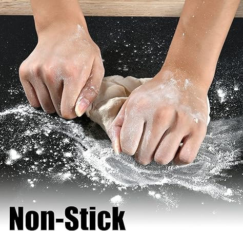 Heat Resistant Thick Silicone Counter, Non Stick Pastry Baking  Mat, 23.4"by15.6",