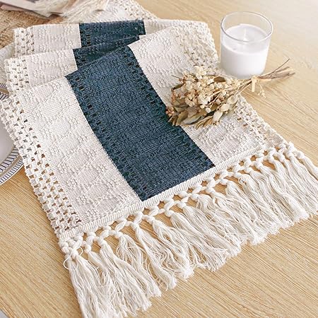 Set of 4, Macrame Table Decor