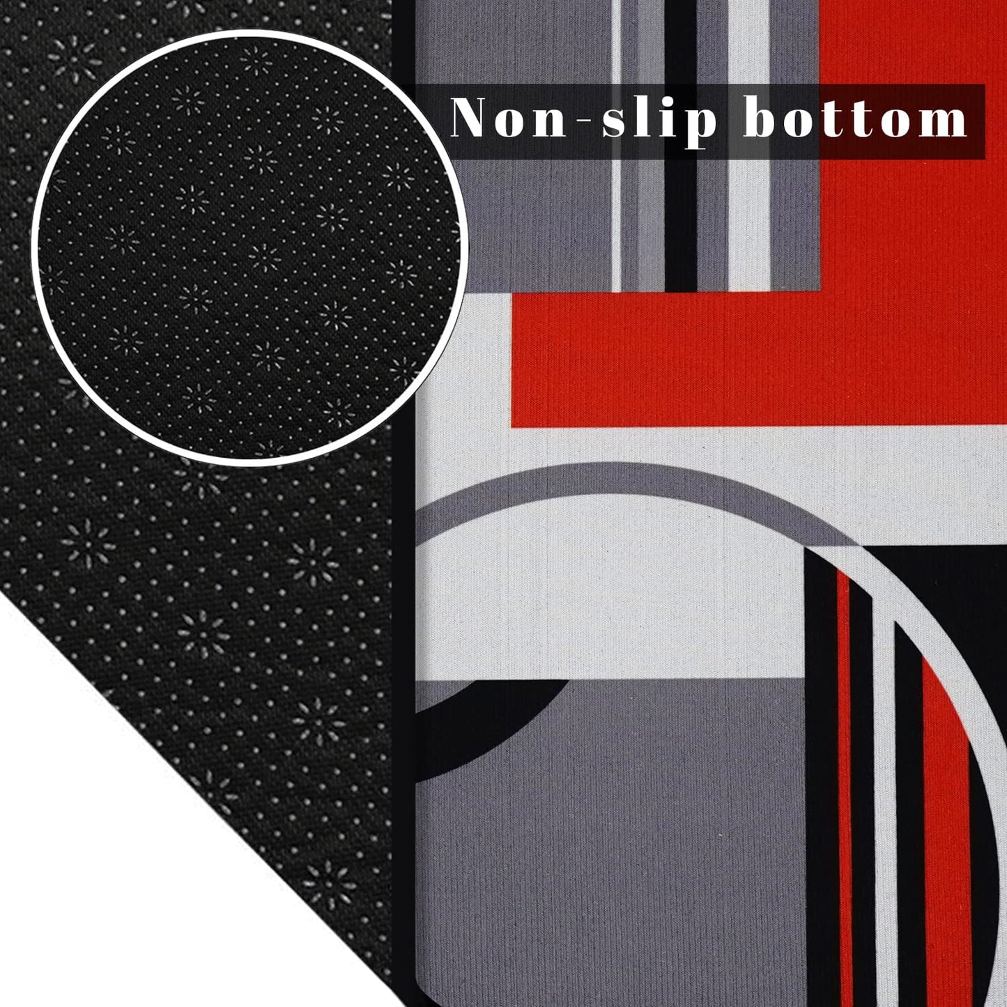 Set of 2- Plant Floral Butterfly Kitchen Rugs with Runner Decor Accessories Things - 17x30 and 17x48 Inch