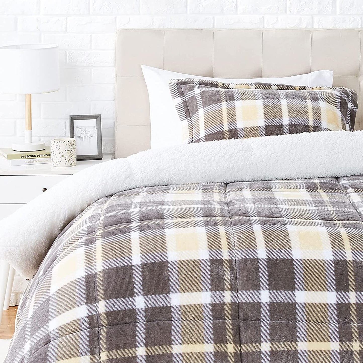 Ultra-Soft Micromink Sherpa Comforter Bed Set