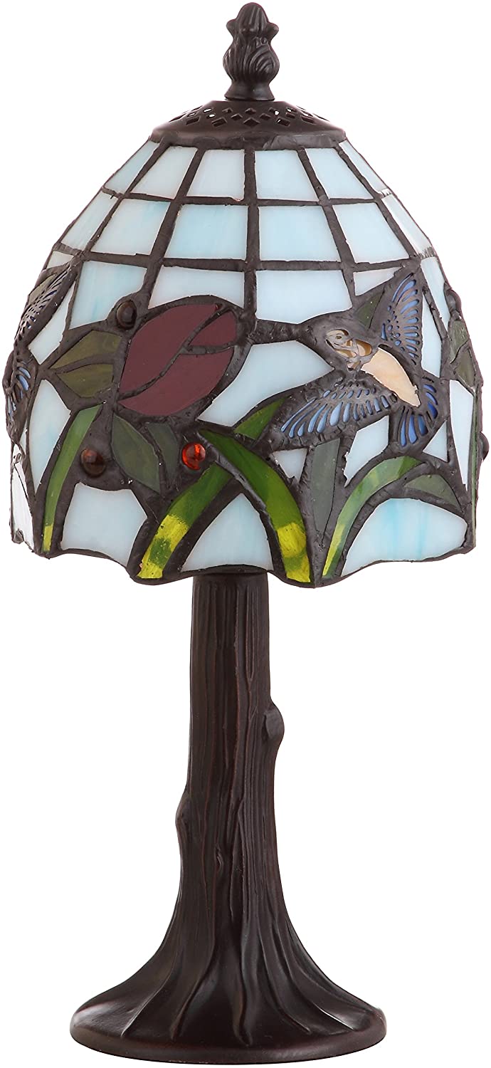 Hummingbird Style 12" LED Lamp  Bronze