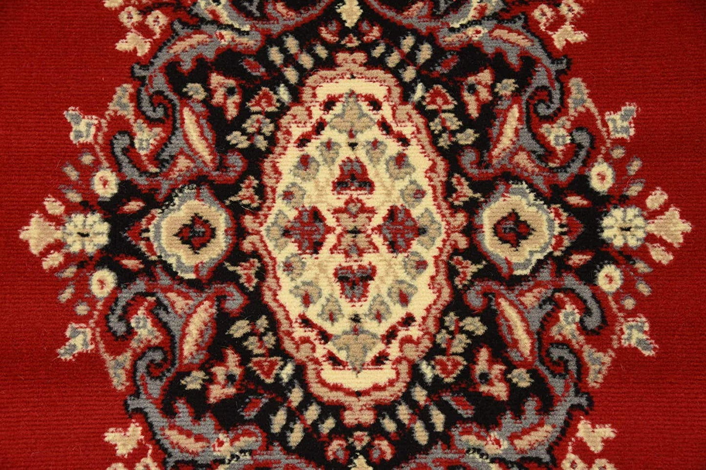 Traditional Red Soft Area Rug